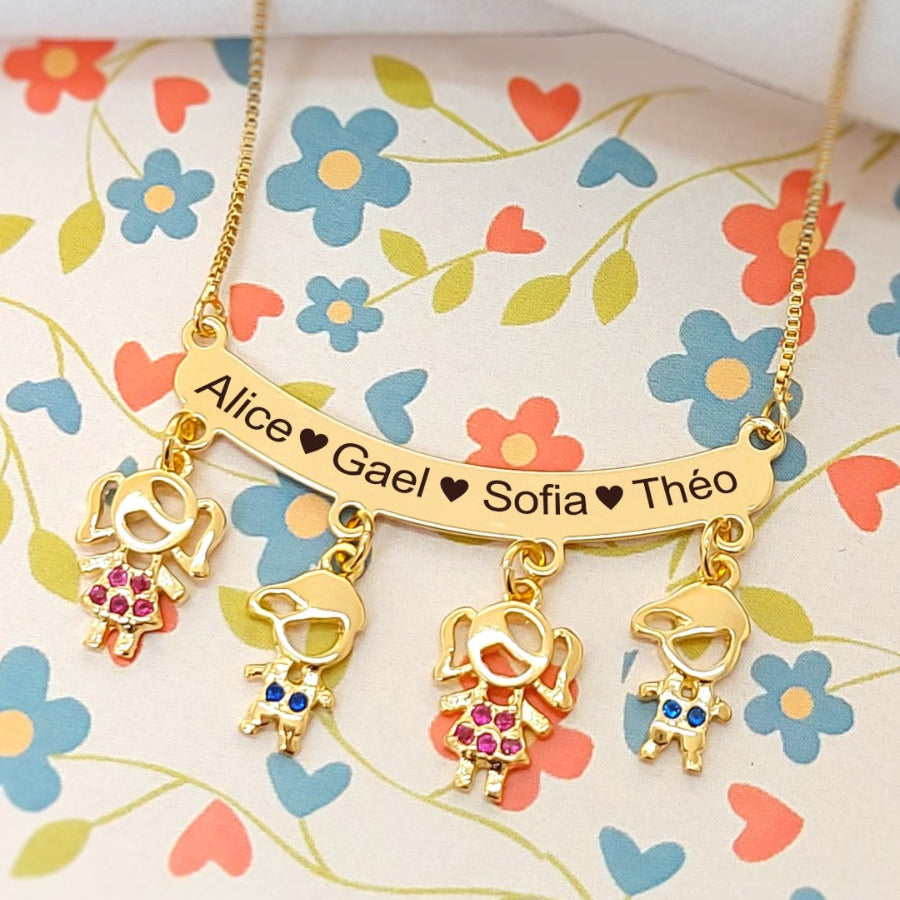 Colar Canga Filhos personalizado