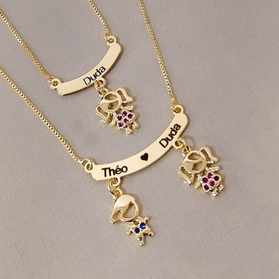 Colar Canga Filhos personalizado