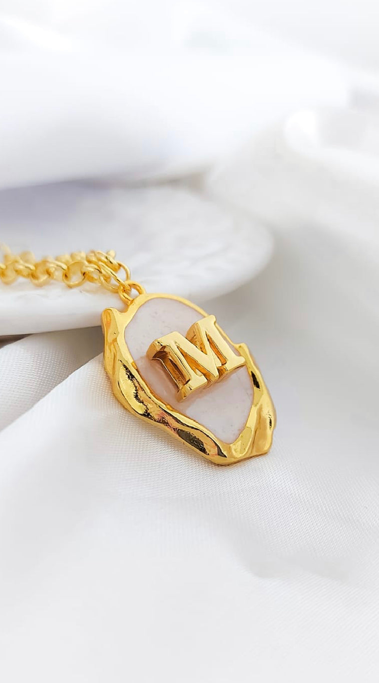 Colar Pingente Letra Personalizado