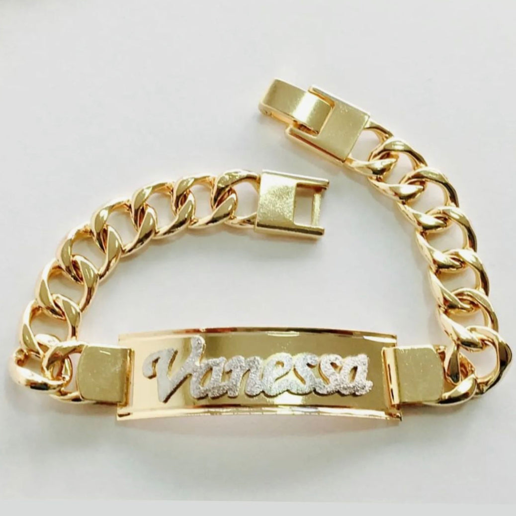 Pulseira Chapa Nome personalizada