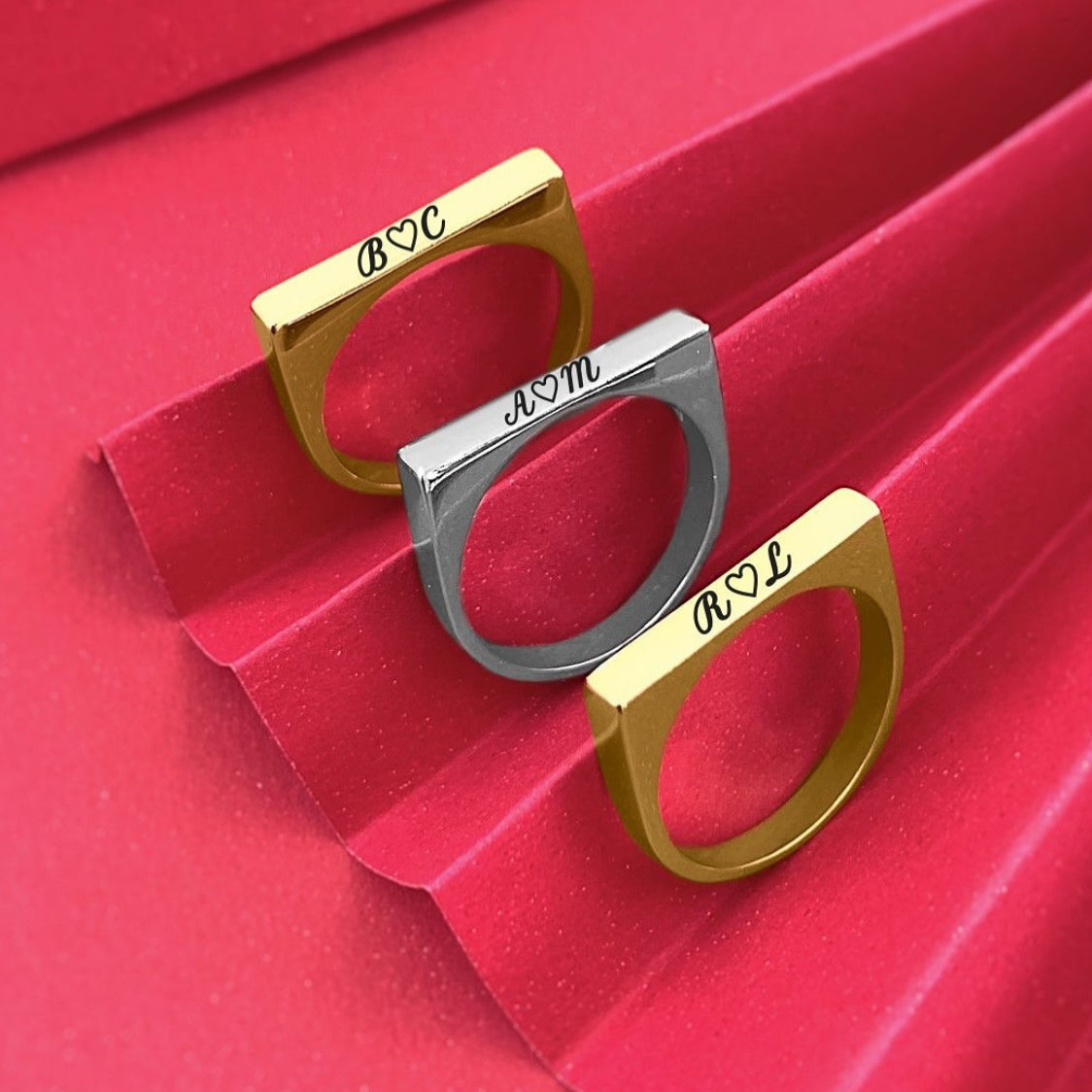 Anel Chapa com Nome personalizado