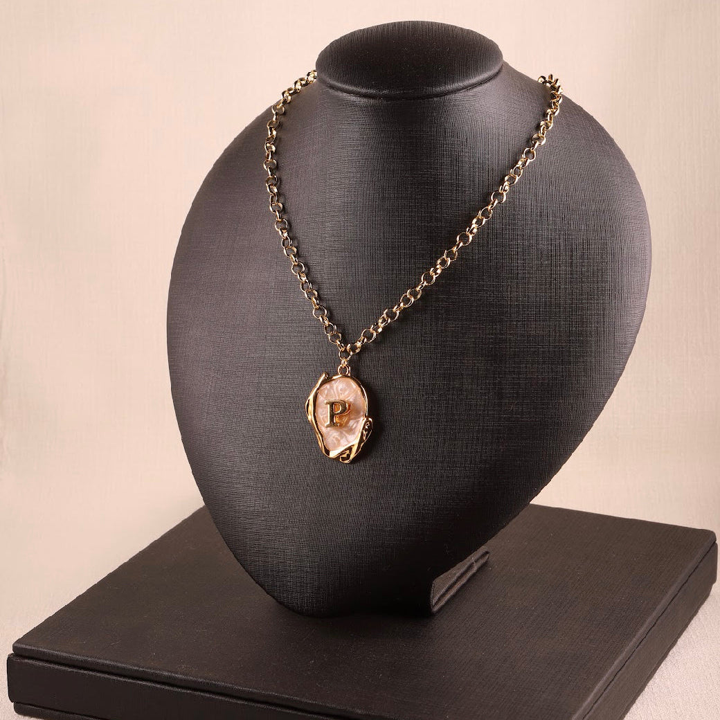 Colar Pingente Letra Personalizado