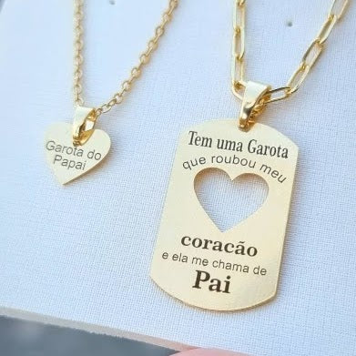 Conjunto Pai e Filha personalizado