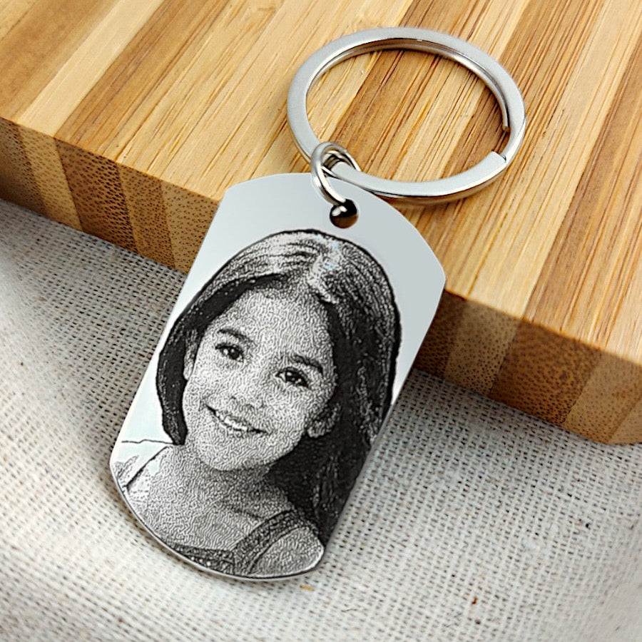 Chaveiro Fotogravação Retangular personalizado