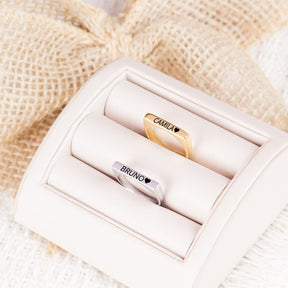 Anel Chapa com Nome personalizado