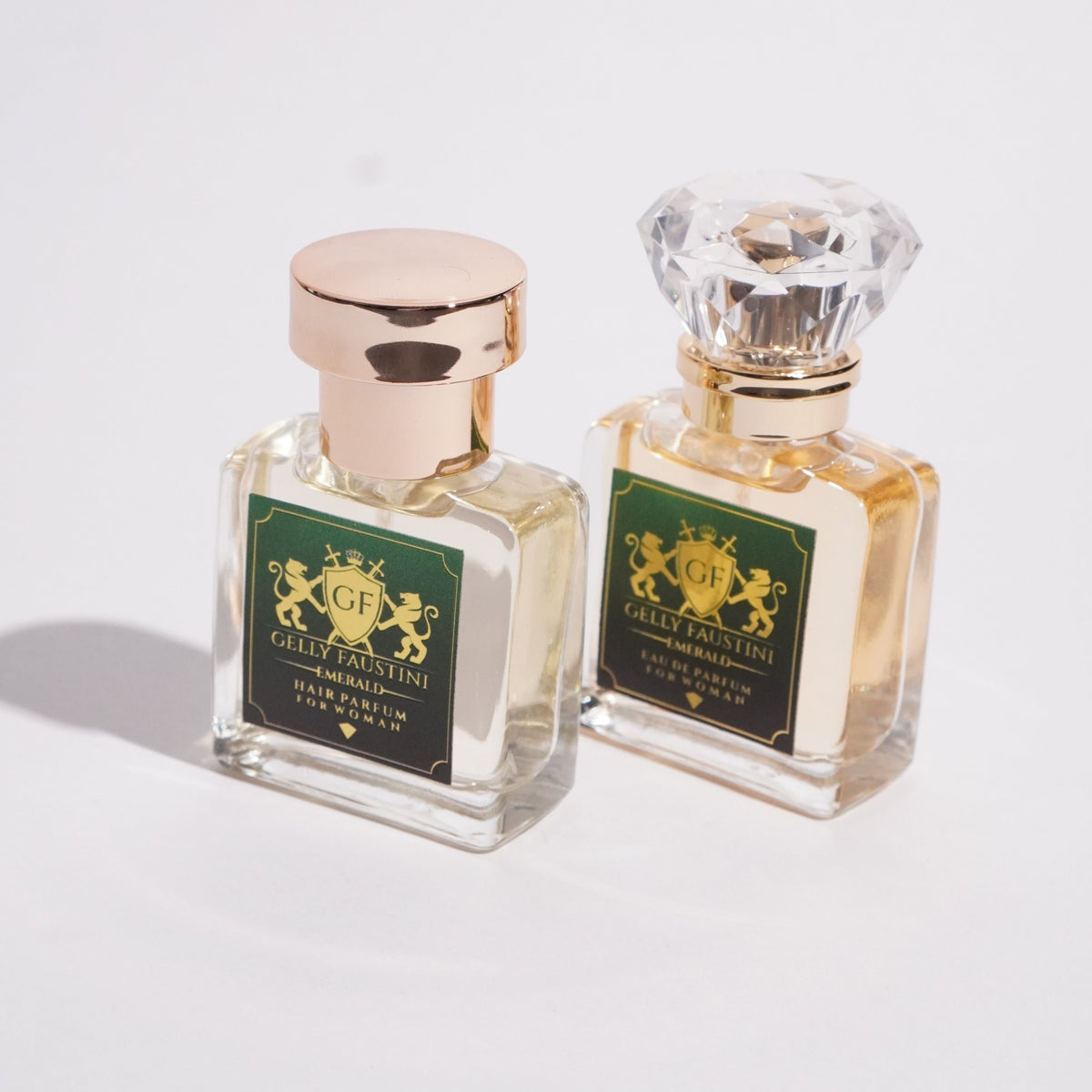 COMBO EMERALD FEMININO PERFUME CORPORAL  E CAPILAR