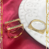 Anel Chapa com Nome personalizado