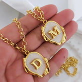 Colar Pingente Letra Personalizado