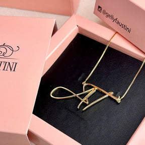 Colar Monograma Empresarial com duas letras personalizado.