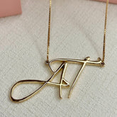 Colar Monograma Empresarial com duas letras personalizado.