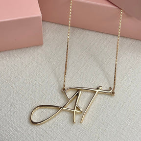 Colar Monograma Empresarial com duas letras personalizado.