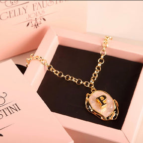 Colar Pingente Letra Personalizado