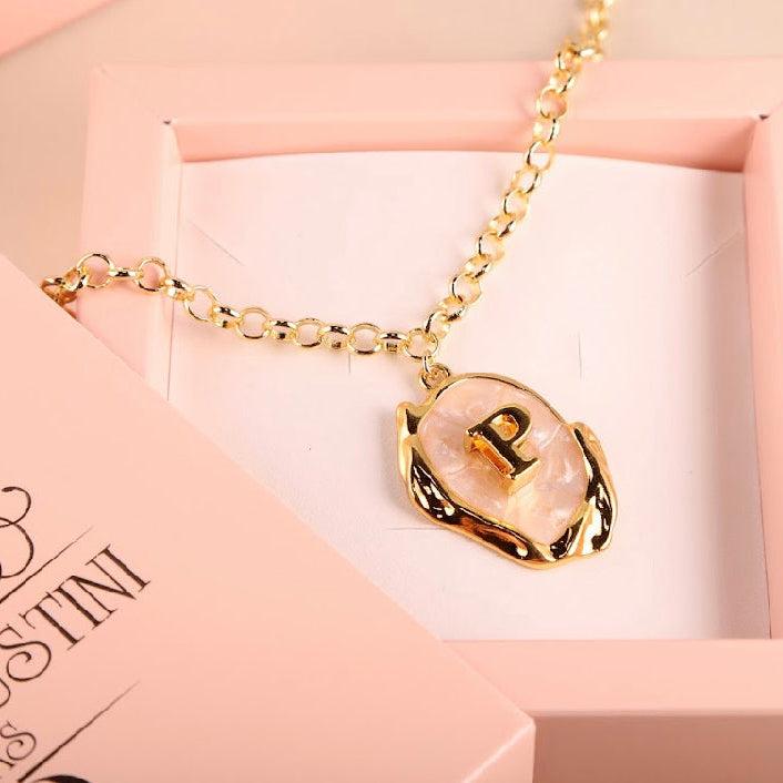 Colar Pingente Letra Personalizado