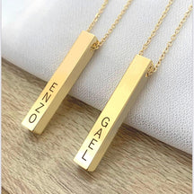 Colar Cubo personalizado nos 4 lados