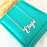 Colar Nome joia prata 925 personalizado.