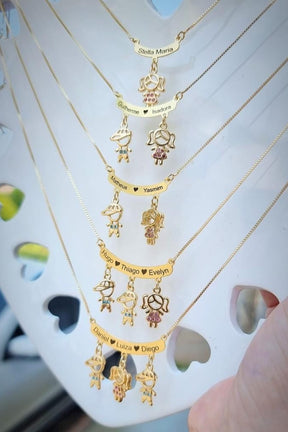 Colar Canga  Filhos  personalizado