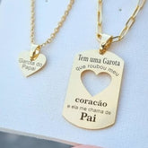 Conjunto  Pai e Filha personalizado