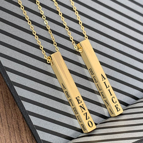 Cordão Masculino Cubo personalizado nos 4 lados